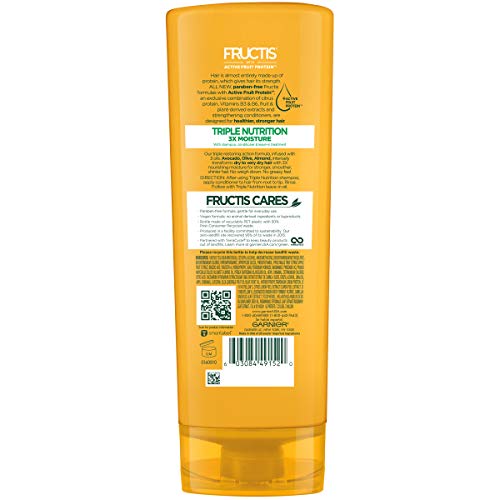 Garnier Hair Care Fructis Triple Nutrition Conditioner, 12 Fluid Ounce - Image 5