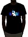 iHeartRaves Unicorn Sound Activated Light Up Rave Shirt (Medium)