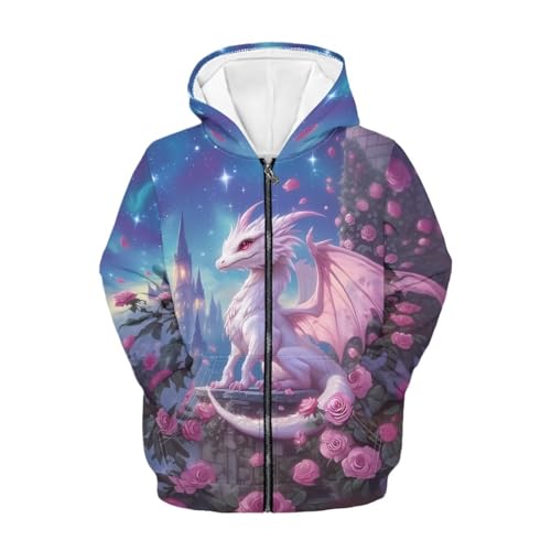 Girls Hoodies 6-16T Long Sleeve Zip Up Hoodies Sweatshirts Aesthetic Kids Athletic Jackets3