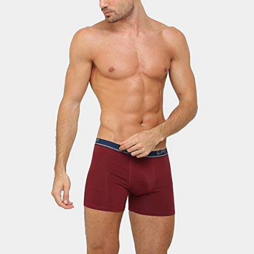 Cueca Boxer, Lupo, Masculino, Vermelho, P