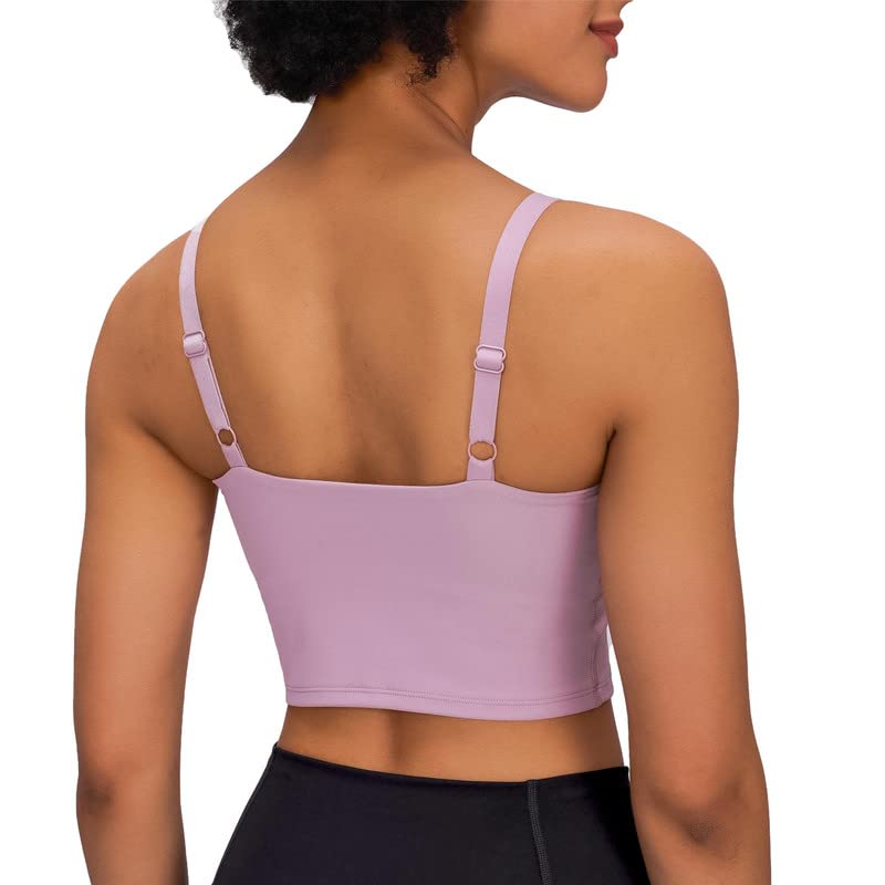 Women-Padded-Sports-Bra-with-Adjustable-Straps-Soft-Longline-Yoga-Bras-Workout-Fitness-Crop-Tank-Tops