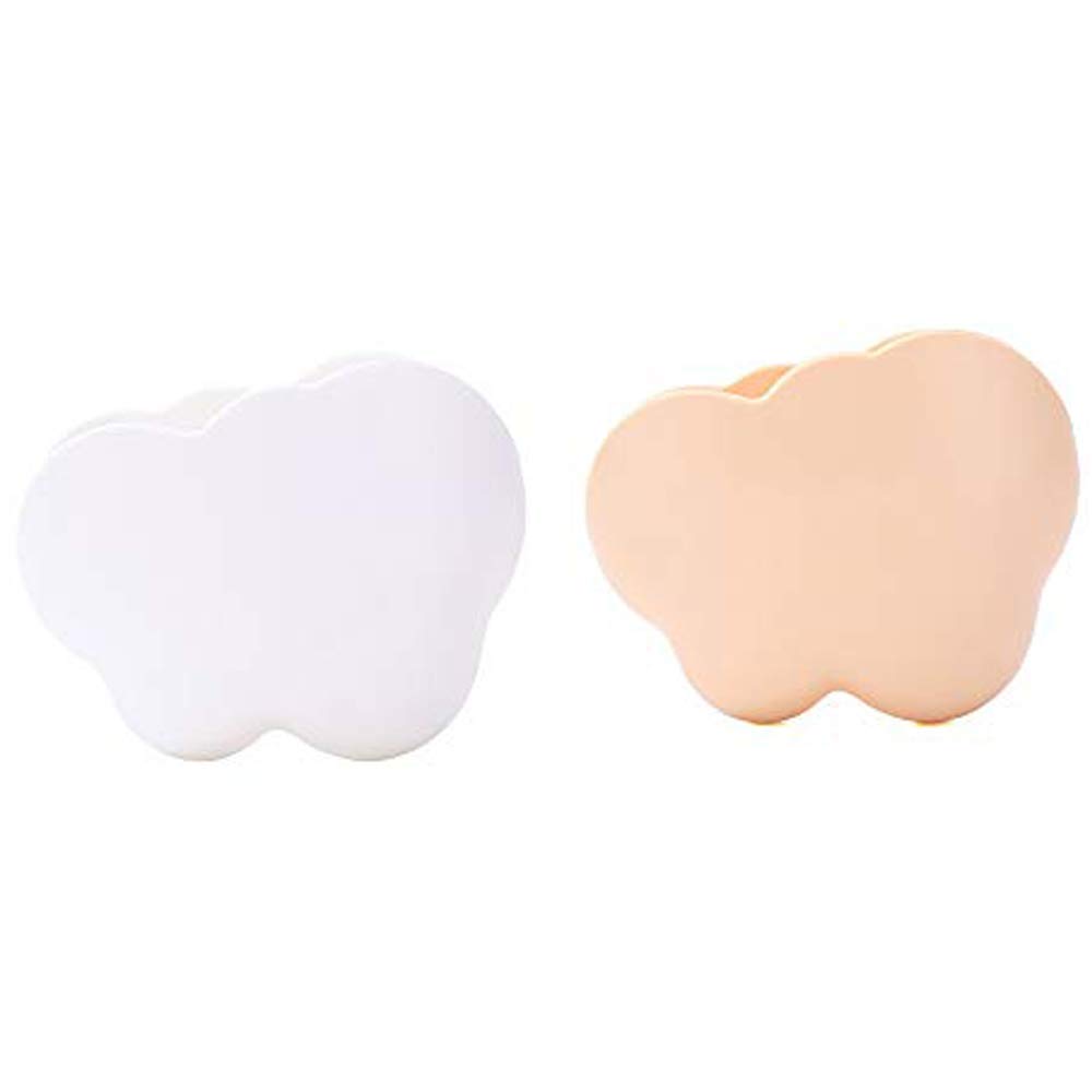 Setaria Viridis 2pcs Wall Mount Remote control storage box holder garage media organizer caddy for beside table bedroom wall nightstand bed tv (Rainbow)