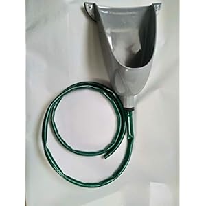 Urinoir, pissuar waterloos, wc-cabines urinoir, urinoir PVC glanzend met 2 m afvoerslang