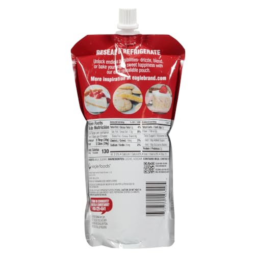 Image of Eagle Brand Sweetened Condensed Milk, 14oz Pouch, Pack of 6
