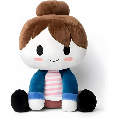 wiztex Blox Buddy Soft Toy - Youtube Caixa de animais de peluche de Buddy, presente para crianças e fãs (azul)