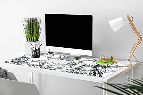 Sous-main bureau de protection vinyle 90x45cm anti-rayures Decormat - 4