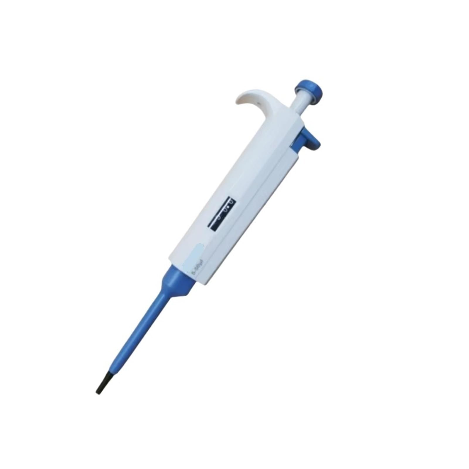 Micropipeta de laboratorio, pipeta ajustable de un solo canal de plástico, equipo de laboratorio de química 100-1000ul Extracción precisa(5-50ul)