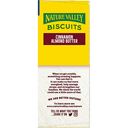 Nature Valley Biscuit Sandwiches, Cinnamon Almond Butter, 1.35 Oz, 10 Ct (Pack Of 6) #TOP7