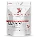 Produktbild NATURELETICS ERDBEERE 1kg natürliches Premium Erdbeer Whey, Proteinpulver aus Deutschland, ohne Zusatz von Zucker, Süßstoffen und Sojalecithin, Eiweißpulver mit einem hohen BCAA Anteil von 22,6%