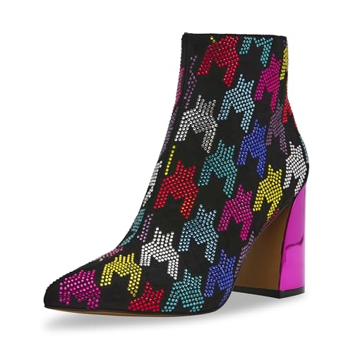 Betsey Johnson Womens Embellished Ankle Boots
