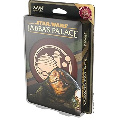 Z-Man Games Jabba's Palace A Love Letter Game - Rebel Bravery and Vile Deceit! Strategy Game for Kids and Adults Set in The Star Wars Universe, Ages 10+, 2-6 Players, 20 Minute Playtime, Made Cover