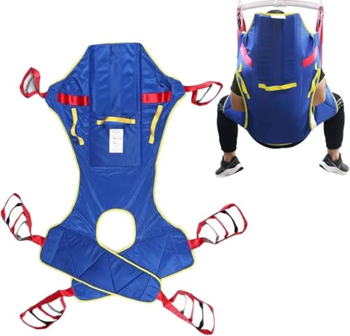 SSSchOH Harness for The Disabled Elderly,Transfer Belt Dynamic Aids Harness with Head Support,Safe and Effortless,for Nursing,Elderly,Disabled(Medium)