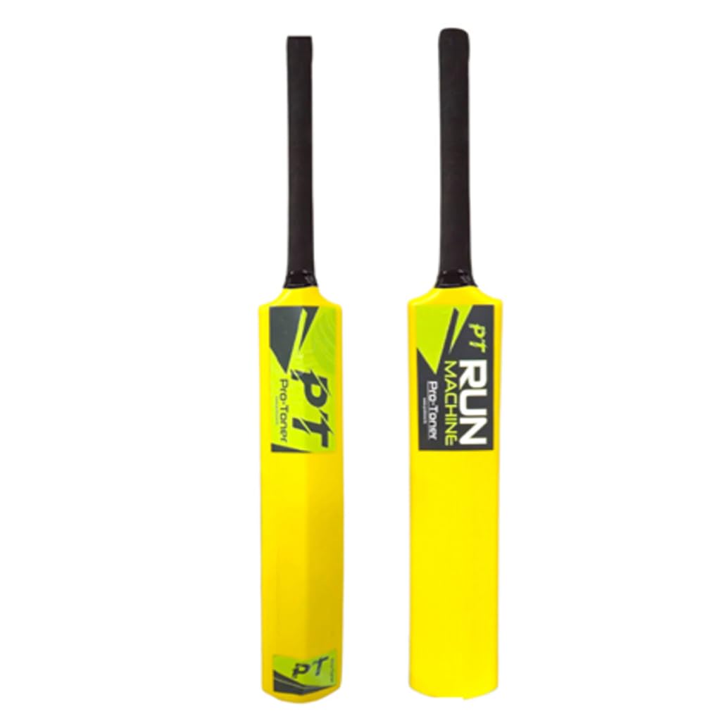 Kids Cricket Bat, PVC Material, Yellow and Black-image-13