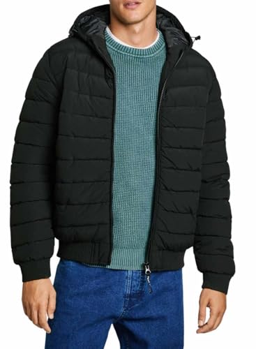 Pepe Jeans Herren Tomek Baby Jacke, Schwarz (Black), XXL – Ansicht 1