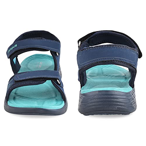 Image of Campus Women's GC-2208L (A) NAVY /S.GRN Sandal - 7UK /India 1 Pair