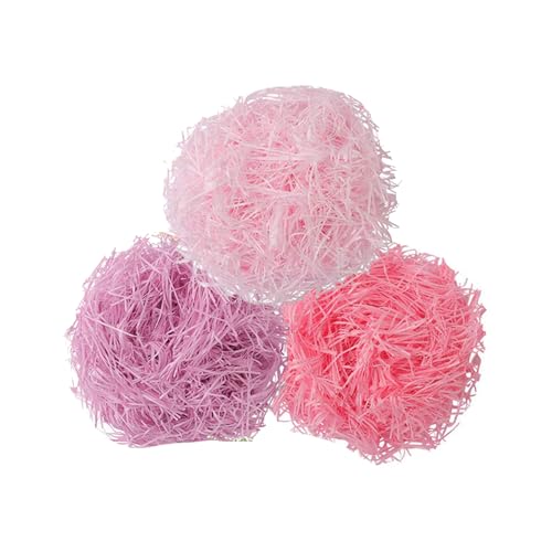 Lukdin Bsket multicolore, 10 colori di carta riciclabile, per cesti regalo pasquali, decorazioni per feste di Pasqua (rosa)
