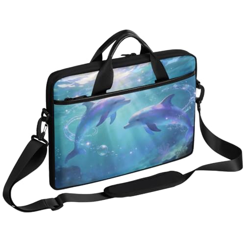 Maletín para laptop unisex azul océano 14-15 pulg. miniatura 1