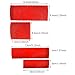 4PCS Wood Graining Tool Rubber Wood Graining Painting Tool,Woodgrain Maker for Decorative Painting,Woods Grain Paint Tool Look Like Woods for Wall Room Art Paint Decoration(Red,Size:4 Sizes)