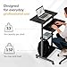 Mount-It! Rolling Desk Adjustable Height up to 54.7