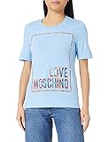 moschino t shirt herren ebay regular fit short-sleeved t-shirt with check logo box shiny print
