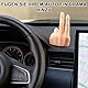 Lixstyea Auto Simulations Fingerornamente - Winkende Hand schmücken Für Armaturenbrett Im Auto, Kreativ Auto-Innenausstattung