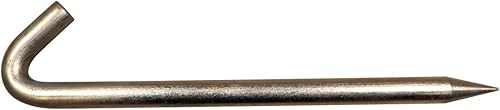 Miniatura 9 de Alce Supply - Estacas de acero para tienda de campaña, estacas de gancho de tierra resistentes, anclajes de metal para inflables comerciales, toldo
