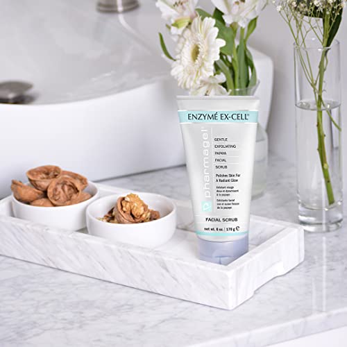Pharmagel Enzyme Ex-Cell - Gentle Papaya Face Exfoliator Scrub for All Skin Types - 6 Ounces - Image 4
