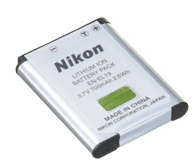 Image of Compatible with Nikon EN-EL19 700mAh 3.7V 2.6Wh (Coolpix A300, W100, S6800) Battery(Pack of 1)