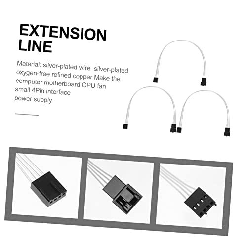 Cable de extensión PWM divisor de conexiones para ventilador PC SHINEOFI 2 Series 4