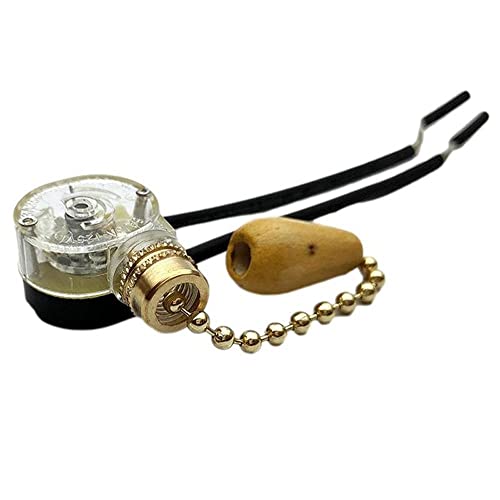 Image of HomeSoGood Ceiling Fan Light Switch,Pull Chain Switch Control 3A /220V-250V Cord Switch Replacement Pull Chain Switch 4Pack