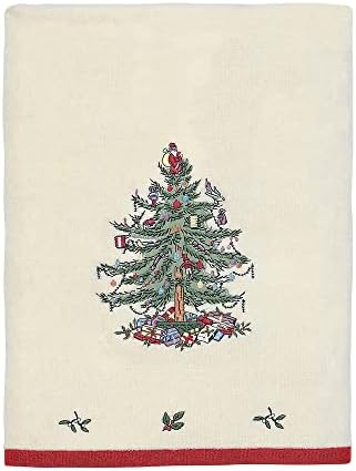 Spode - Bath Towel, Soft & Absorbent Cotton Towel (Red)