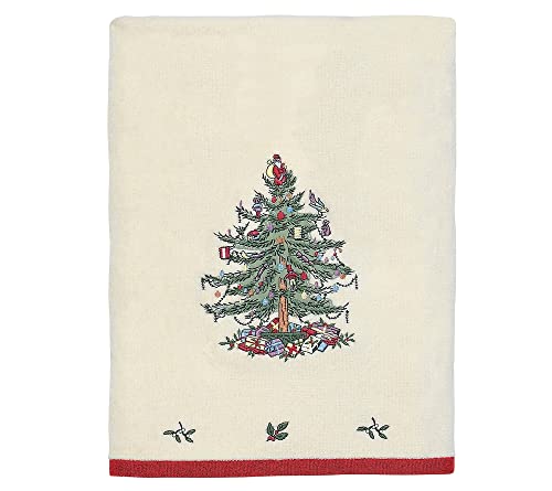Spode - Bath Towel, Soft & Absorbent Cotton Towel (Red) #TOP24