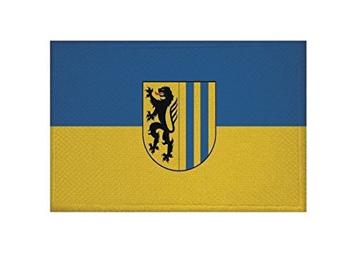 U24 Aufnäher Leipzig Fahne Flagge Aufbügler Patch 9 x 6 cm