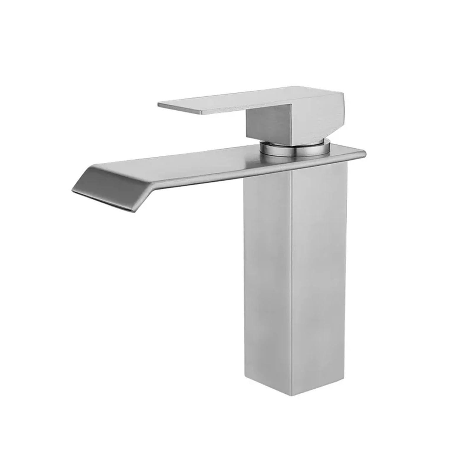 Mitigeur lavabo cascade inox pour une salle de bain zen et moderne G9/16