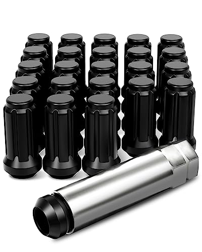 Orion Motor Tech M14x1.5 Lug Nuts Black with Spline...