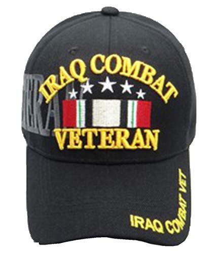 Iraq Combat Veteran Military Cap Black