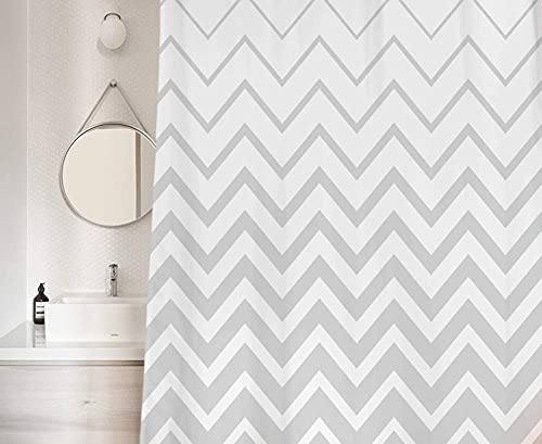 Rideau de douche de qualité supérieure en tissu polyester résistant long - 8