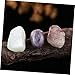 FOMIYES Set of 20 Natural Stone Crafts Polished Crystal Ornaments Unique Home Decor for All Occasions Random Color