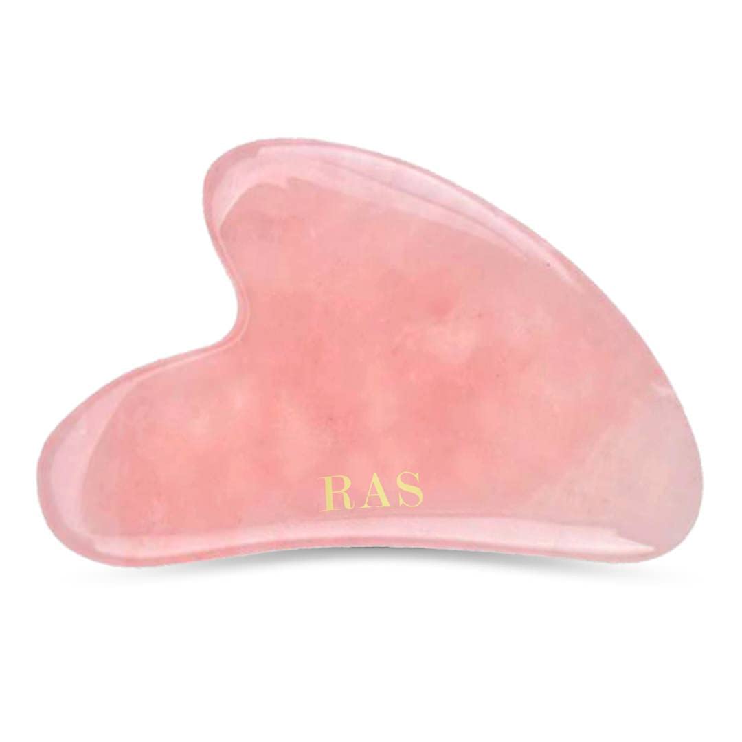 RAS Luxury Oils Rose Quartz Gua Sha; Made With 100% Authentic Rose Quartz Crystal; Lifts & Contours, Improves Skin Elasticity, Reduce Fine Lines & Wrinkles; Pack of 1-image-24