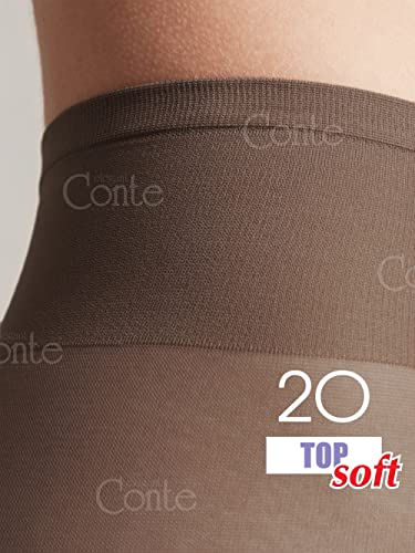 Collants peaux sensibles irritées : la solution taille basse réglable Conte 20D - 5