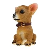 AKOOSY かわいい犬型デザインの眼鏡置きラック 樹脂製のメガネ収納スタンド デスクトップの装飾品して最適リングや時計も収納可能 カーキ色おしゃれな卓上アクセサリー 1個
