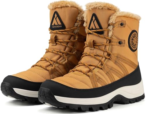 Imagen de Mishansha Botas Mujer Invierno Botines Nieve Antideslizante Zapatos Calentitas Outdoor