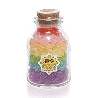 Amazon.co.jp: 恋寿華堂 金平糖 レインボー (丸ビン/55g) お菓子