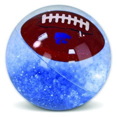 NCAA Kansas State Super Ball, 3-Inch, Clear
