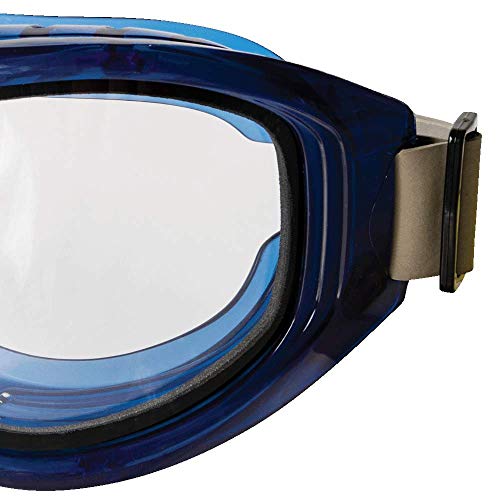 Sellstrom Odyssey Ii Safety Goggles For Eye Protection, S80201, Anti-Fog, Scratch-Resistant, Latex-Free Protective Eye Shield For Men And Women With Dual Panel Clear Lens, Blue Frame, S80201 #TOP2