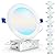 Sunco 6 Pack 6 Inch Slim LED Recessed Ceiling Lights, Selectable CCT 2700K, 3000K, 4000K, 5000K, 6000K, Dimmable, 14W, Canless with Junction Box