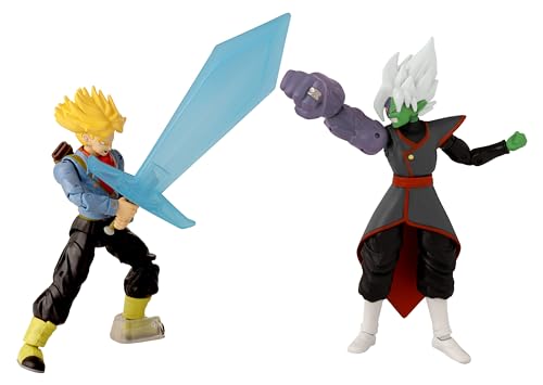 BANDAI - Dragon Ball Super - Figurine Dragon Stars 17 - Battle Pack - Future Trunks Vs Fusion Zamasu - 37166 Multicolore