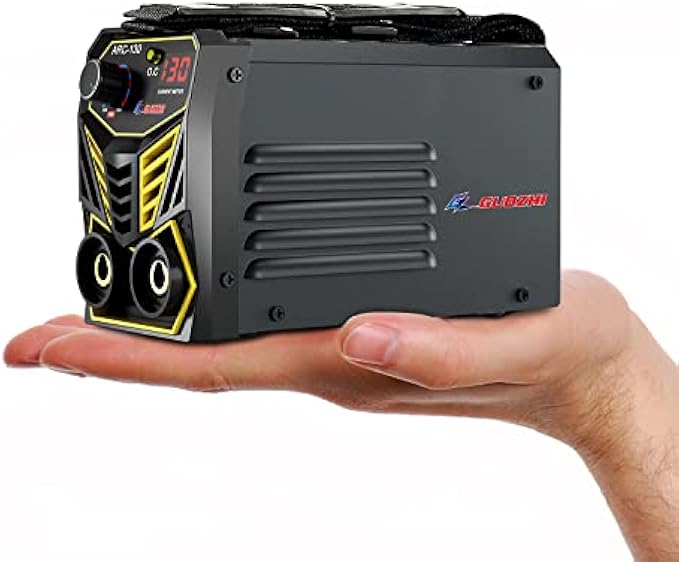 GZ GUOZHI 130A Stick Welder, Super Mini and Portable Welding Machine, Hot Start 110V ARC MMA Welder Machine, Digital Display IGBT Inverter Welder, Welded Normally at Minus 20 Degree