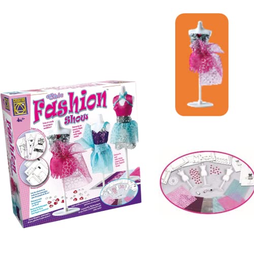 BSM Creative - Chic Fashion Show - Jouet créatif pour enfant - Dessine et créer tes propres tenues - Atelier de couture et Stylisme créative - CT5913