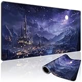 Utilisation polyvalente : ce grand tapis de souris est excellent pour tous les types de souris. Idéal pour les jeux, le travail de bureau et les tâches créatives. Cadeau idéal pour les joueurs, les employés de bureau, les designers, les graphistes, les monteurs vidéo ou les programmeurs qui utilisent plusieurs appareils tels que les tablettes et les claviers, et le favori des créateurs de contenu et streamers, artistes, utilisateurs occasionnels à la recherche de bureaux sans encombrement pour le multitâche tels que le travail, les jeux et l'apprentissage, ainsi que les amateurs qui aiment les paramètres immersifs dans la conception de thèmes